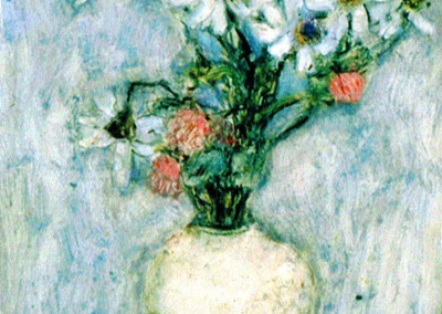 Daisies & Red Clover